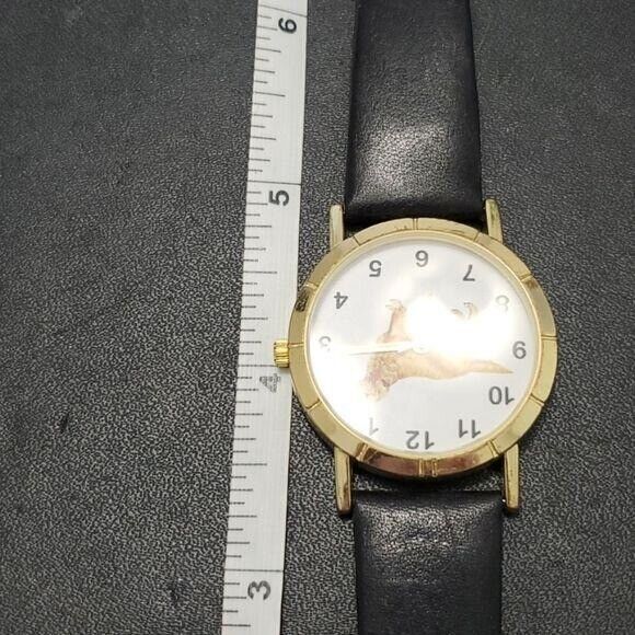 Gold tone golden retriever watch main image 7